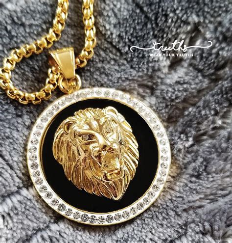 versace lion earrings|Versace necklaces women's.